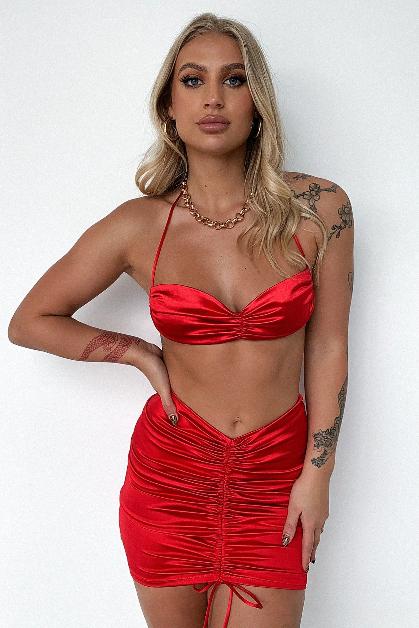 Alannah Crop - Red - Image 8