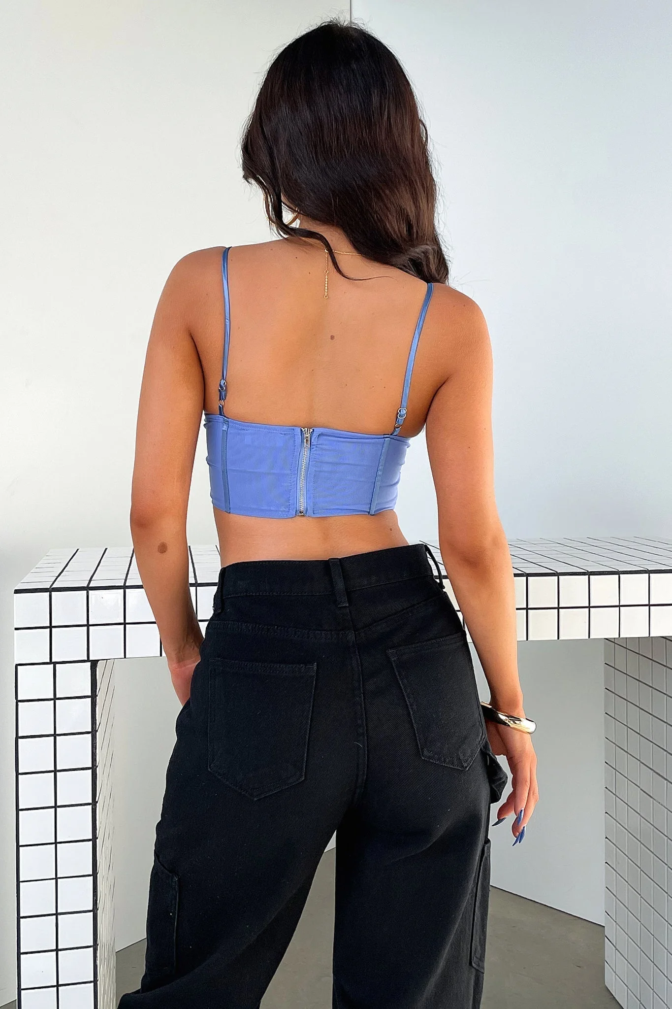 Danielle Corset - Blue - Image 7