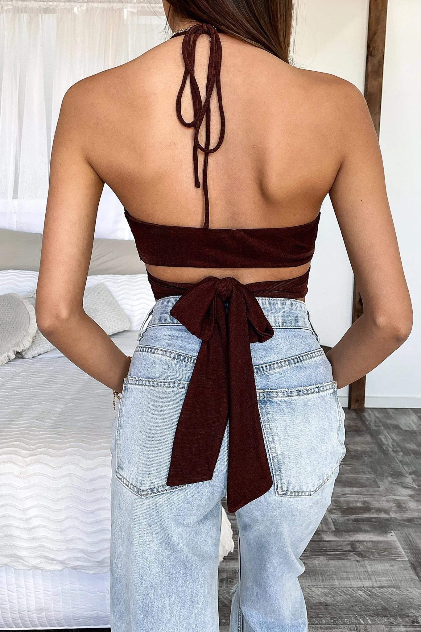 Dolly Crop - Brown - Image 5