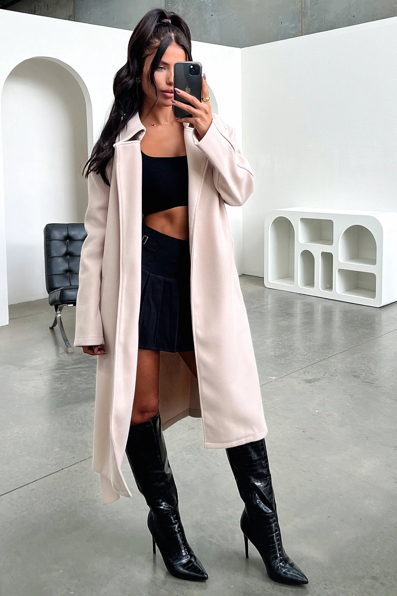 Francesca Coat - Beige - Image 2
