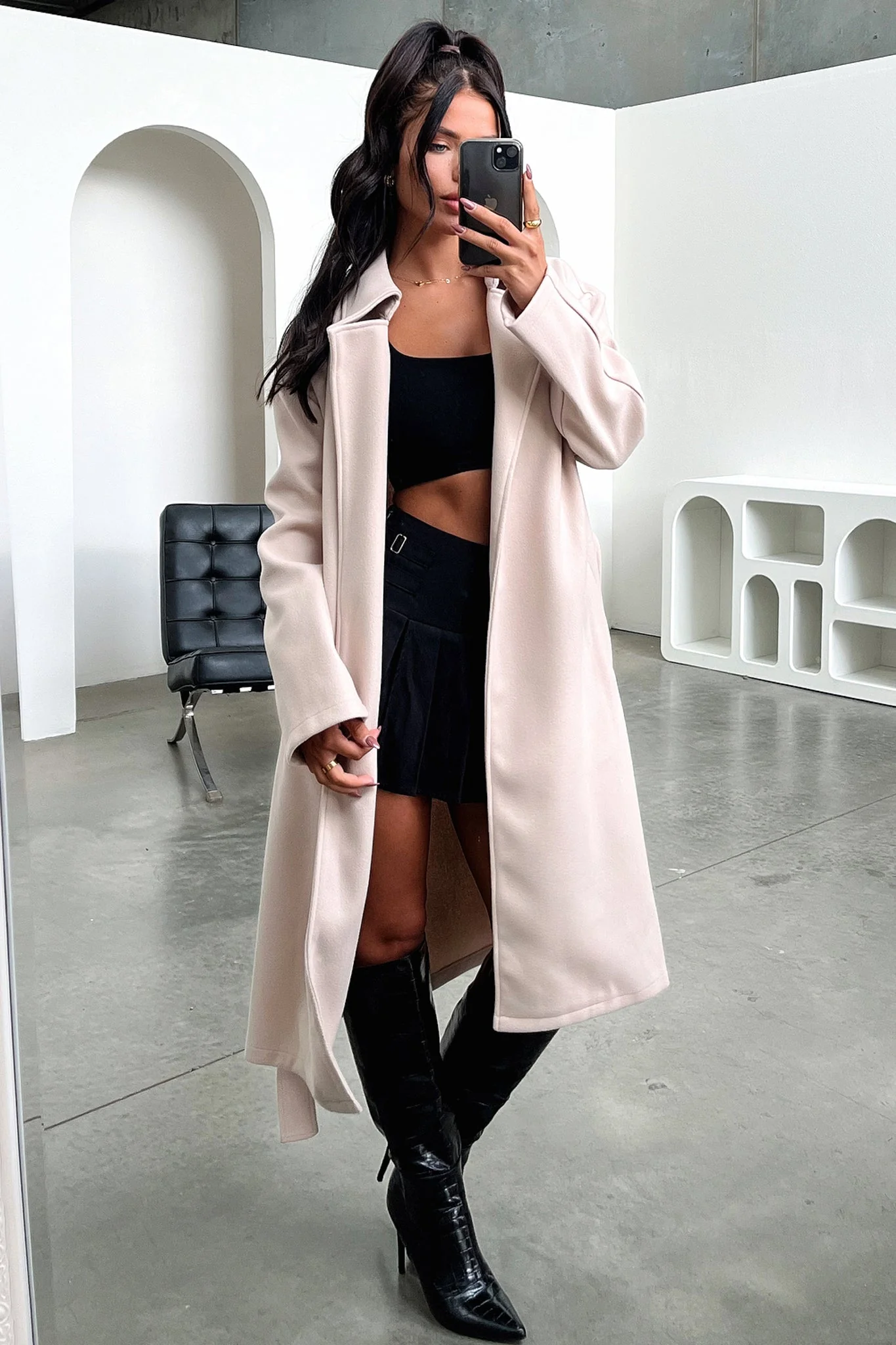 Francesca Coat - Beige - Image 4