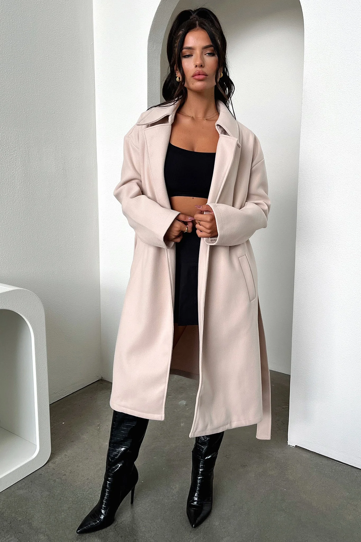 Francesca Coat - Beige - Image 5