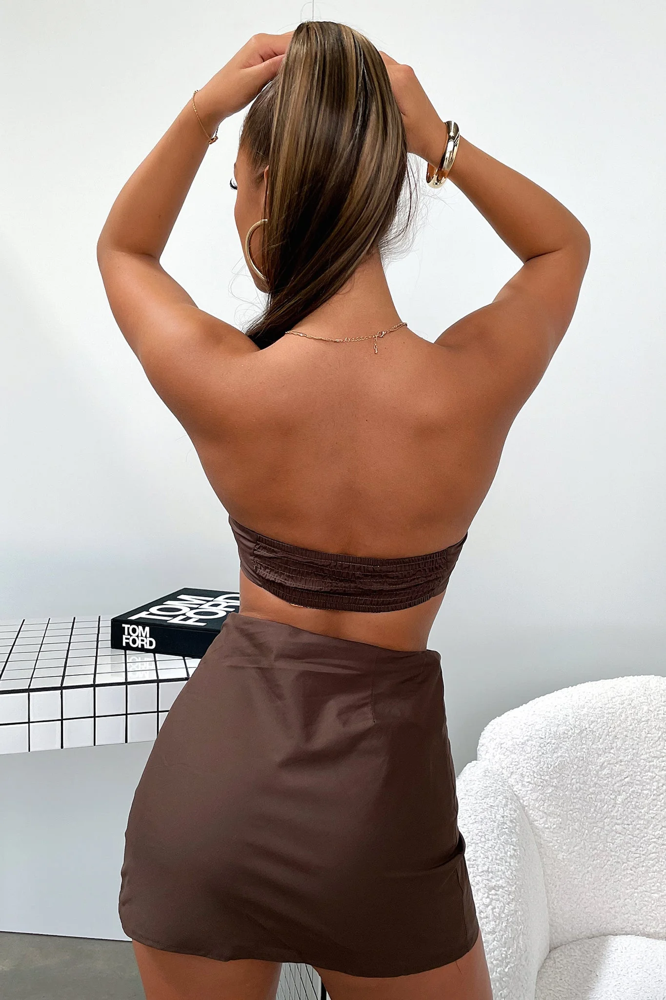 Julia Crop - Brown - Image 7