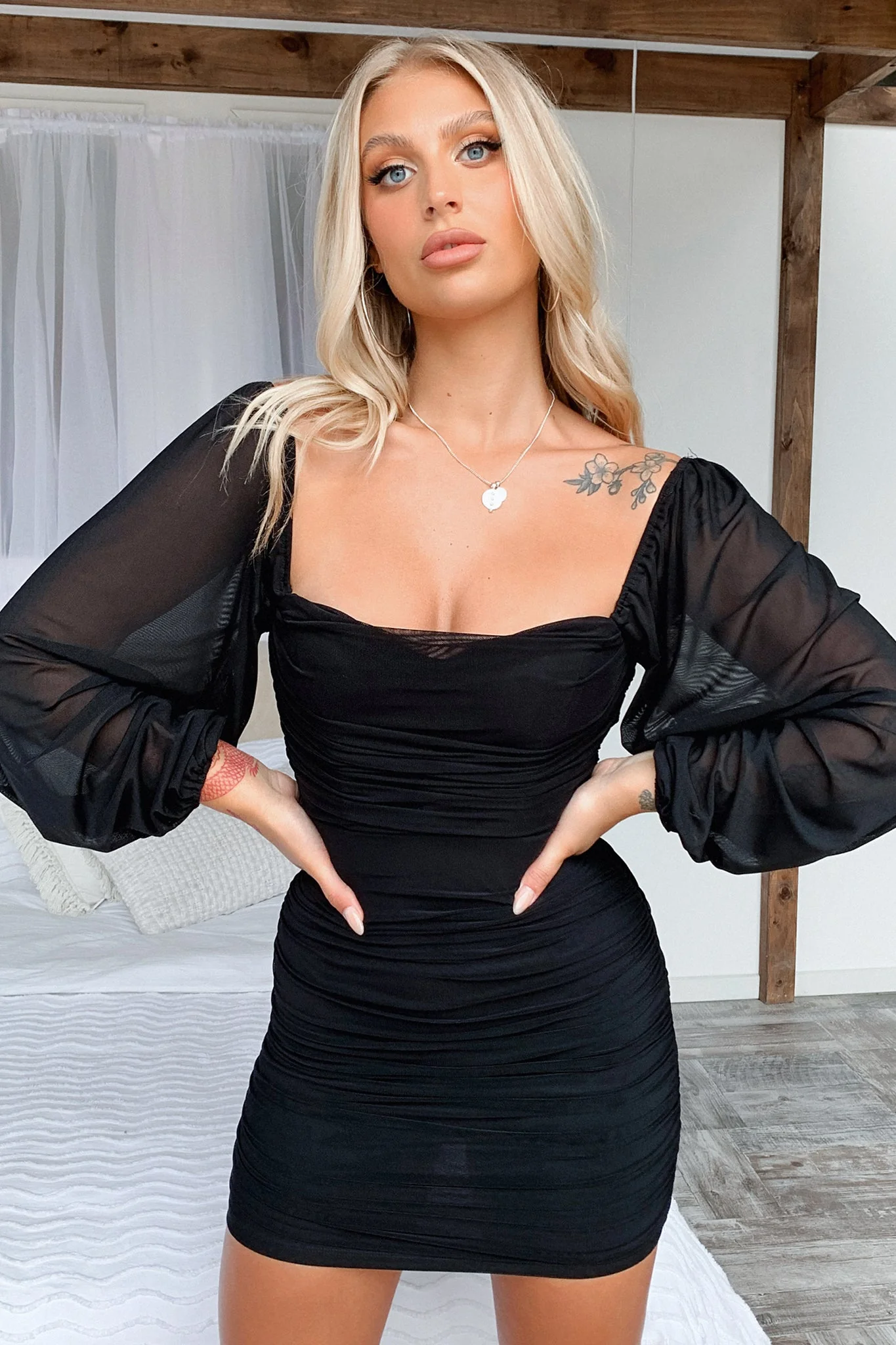 Marie Dress - Black - Image 3