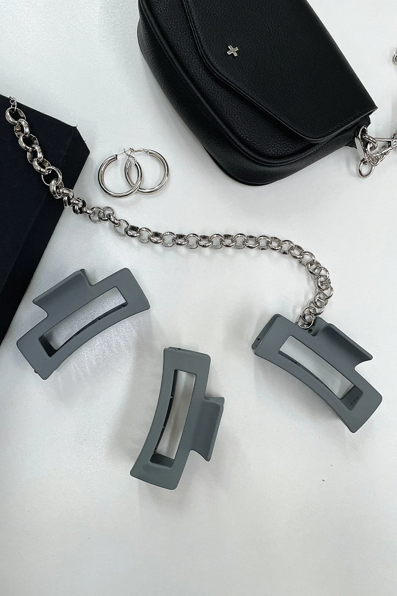 Mika Claw Clip - Grey - Image 4