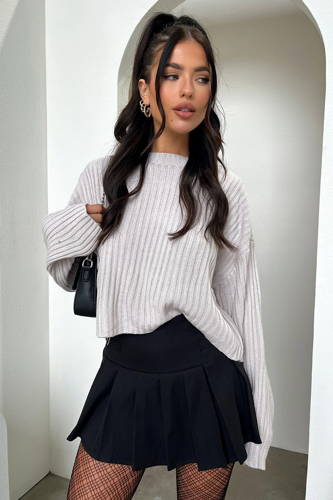 Mina Knit - Grey - Image 7