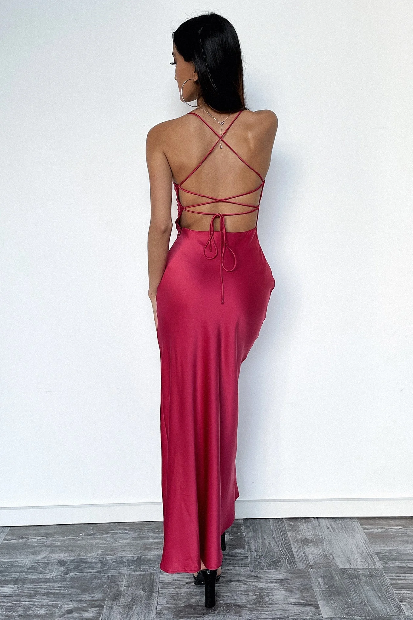 Olivia Maxi dress - Red - Image 4