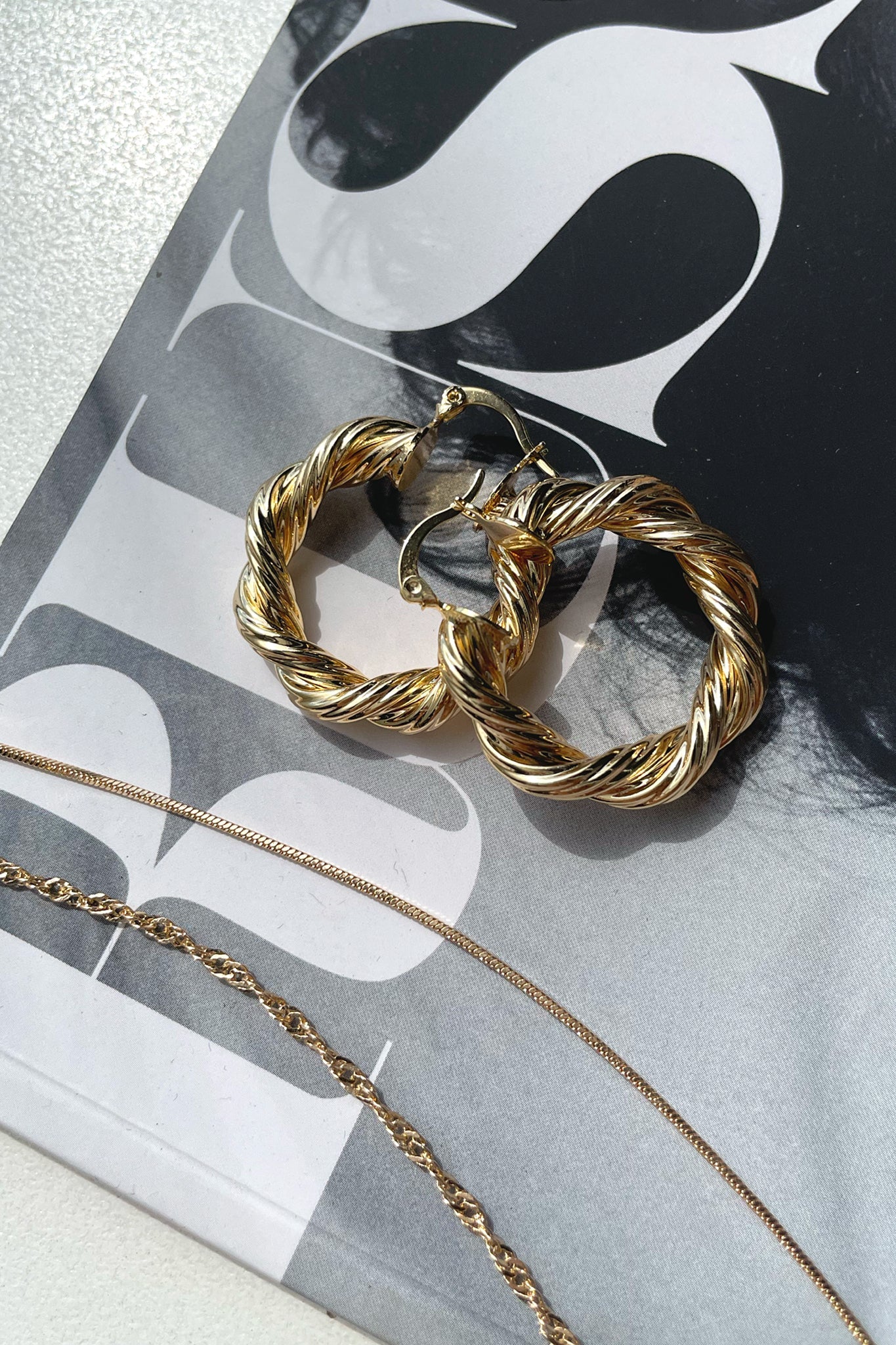 Rita Hoops - Gold - Image 6