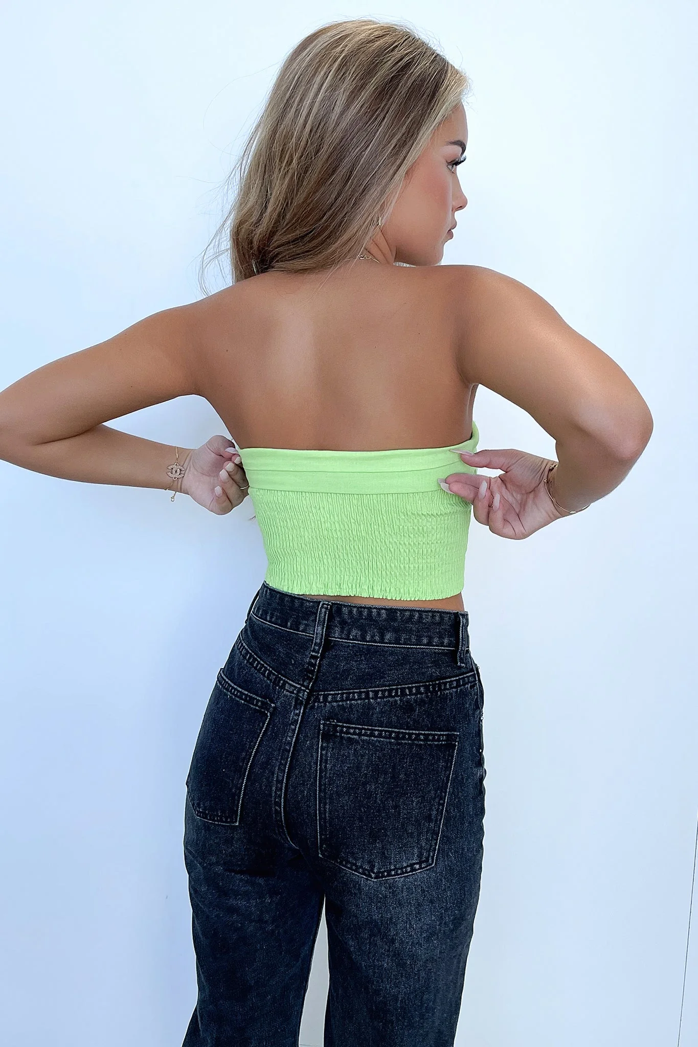 Stephanie Crop - Lime Green - Image 4