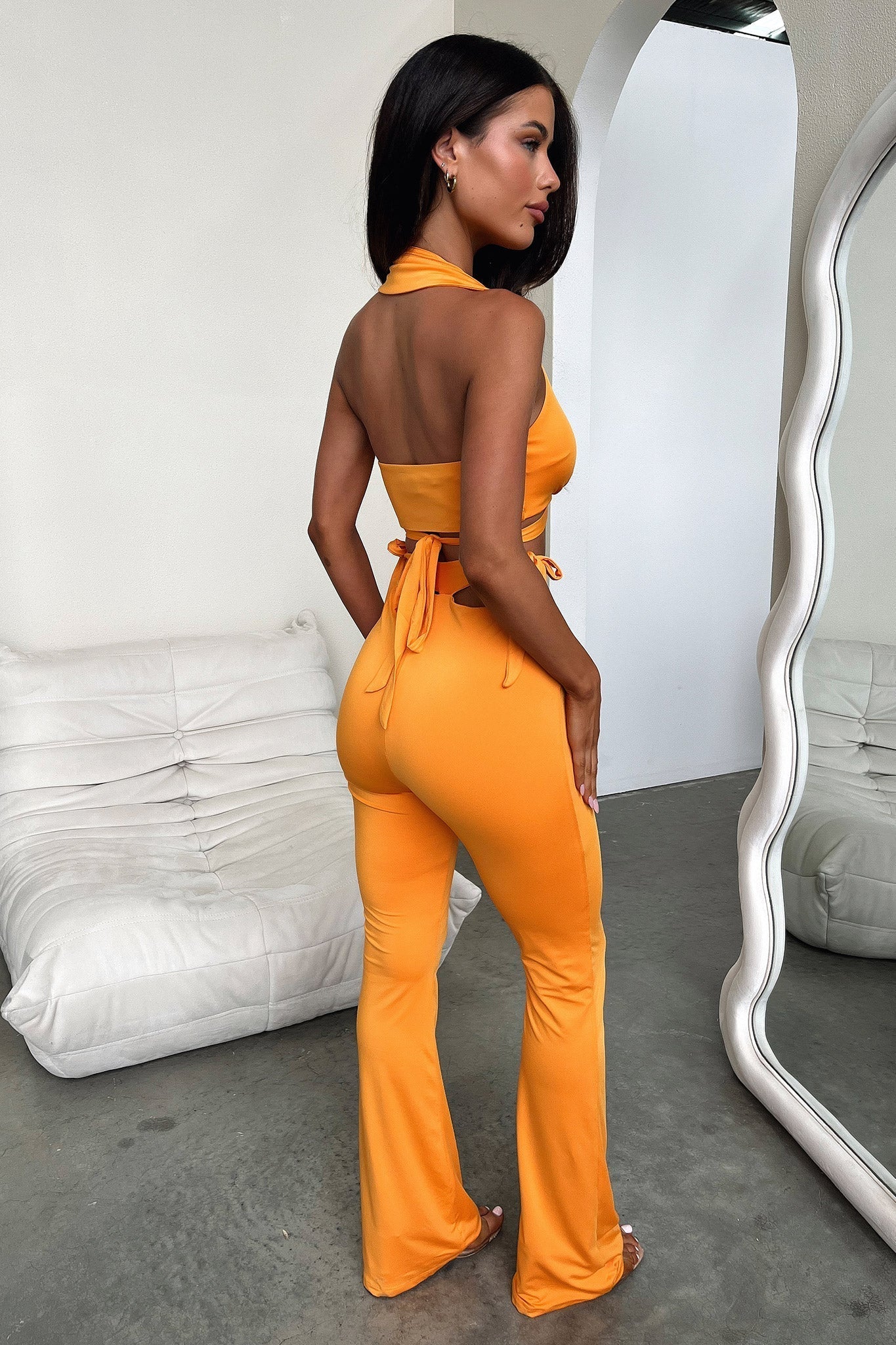 Thia Flare Pants - Orange - Image 8